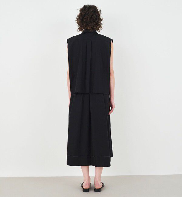 DES PRES「コットンタイプライター レイヤードワンピース」|ワンピース|