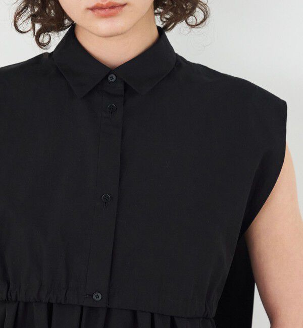 DES PRES「コットンタイプライター レイヤードワンピース」|ワンピース|