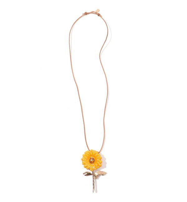 TOMORROWLAND GOODS「RENARD BIJIOUX SUNFLOWER ネックレス」|その他|23 イエロー