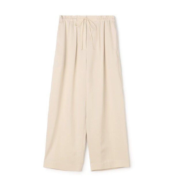 Ballsey「セルロースツイル セミバナナシルエットパンツ」|その他|41 ライトベージュ
