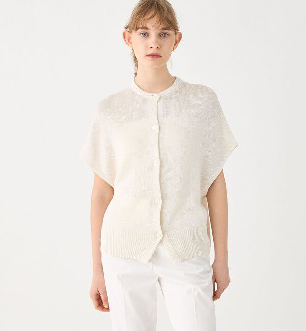 Ballsey「ヘンプシルクニット 2-wayカーディガン」|ニット・セーター|