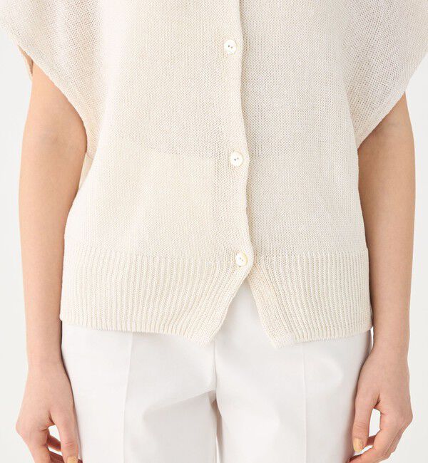 Ballsey「ヘンプシルクニット 2-wayカーディガン」|ニット・セーター|