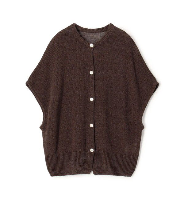 Ballsey「ヘンプシルクニット 2-wayカーディガン」|ニット・セーター|47 ブラウン