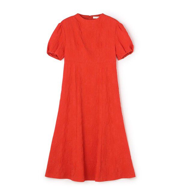 Ballsey「フラワージャカード マーメイドワンピース」|ワンピース|27 オレンジ