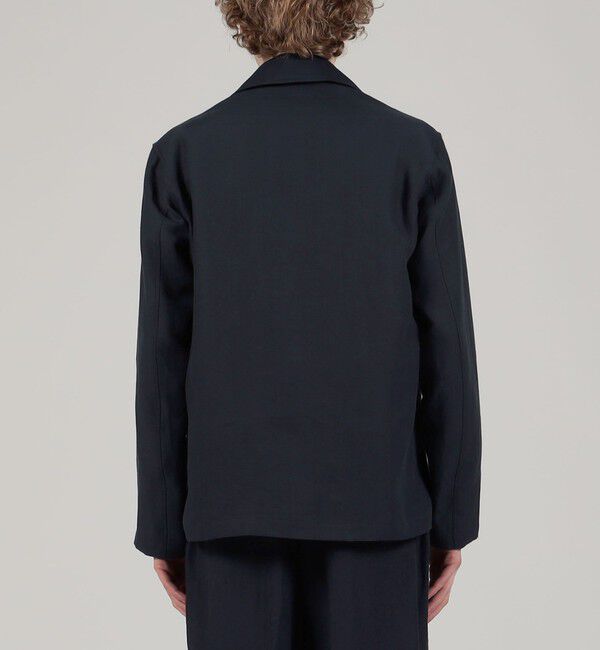 TOMORROWLAND MENS「ベルジャンリネン シャツアウター」|ブルゾン・スタジャン|