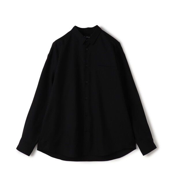 Edition「ウォッシャブルトロ レギュラーカラーシャツ」|シャツ・ブラウス|19 ブラック