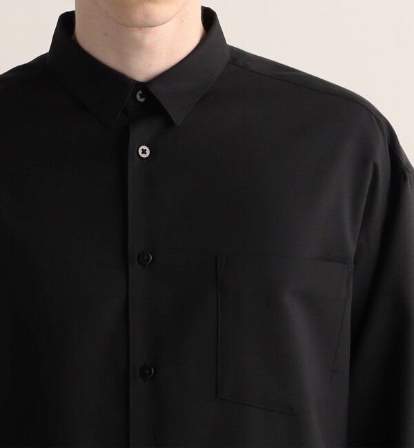 Edition「ウォッシャブルトロ レギュラーカラーシャツ」|シャツ・ブラウス|