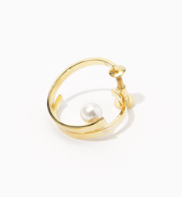 TOMORROWLAND GOODS「januka パールフープイヤリング」|イヤリング|