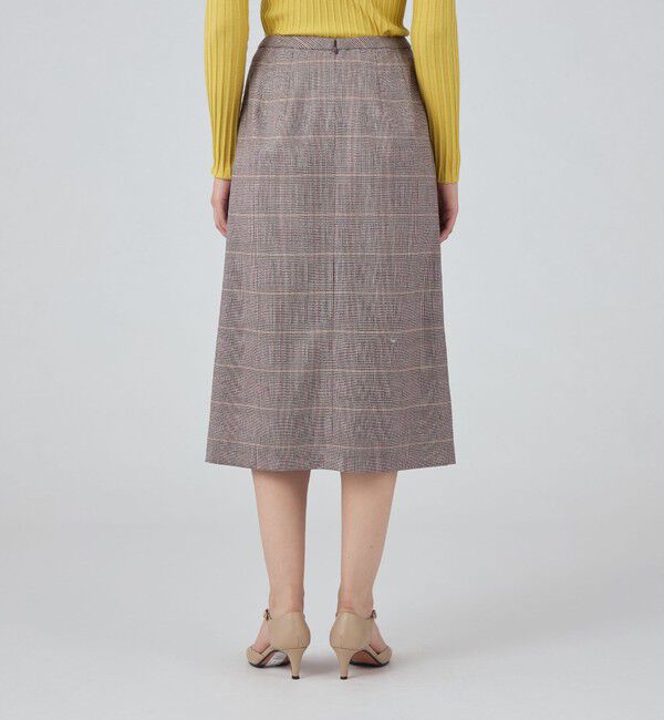 TOMORROWLAND collection「ブラウニーオーバーペーン アシンメトリープリーツスカート」|スカート|