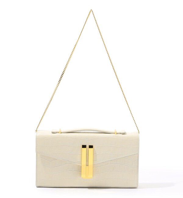 TOMORROWLAND GOODS「DEMELLIER VANCOUVER CLUTCH ショルダーバッグ」|クラッチバッグ|12 ホワイト系