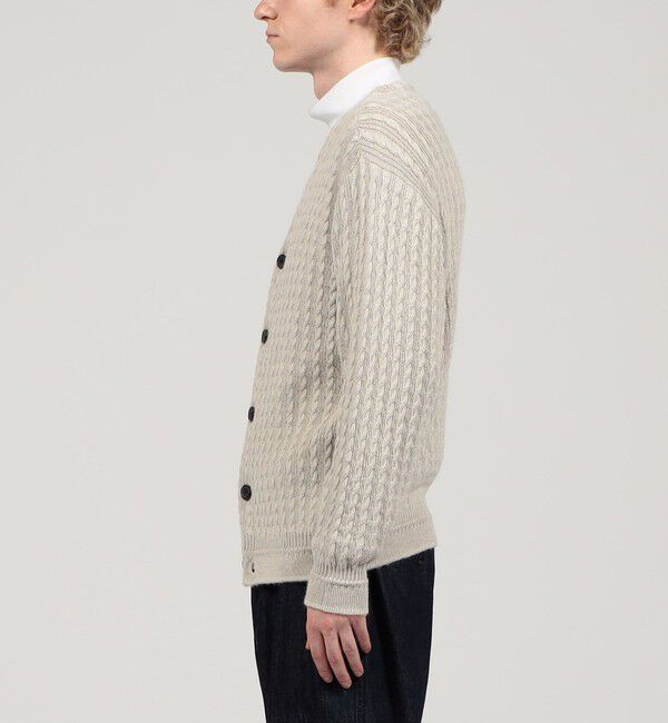 TOMORROWLAND MENS「TOMORROWLAND tricot アルパカポリエステル Vネックカーディガン」|カーディガン|