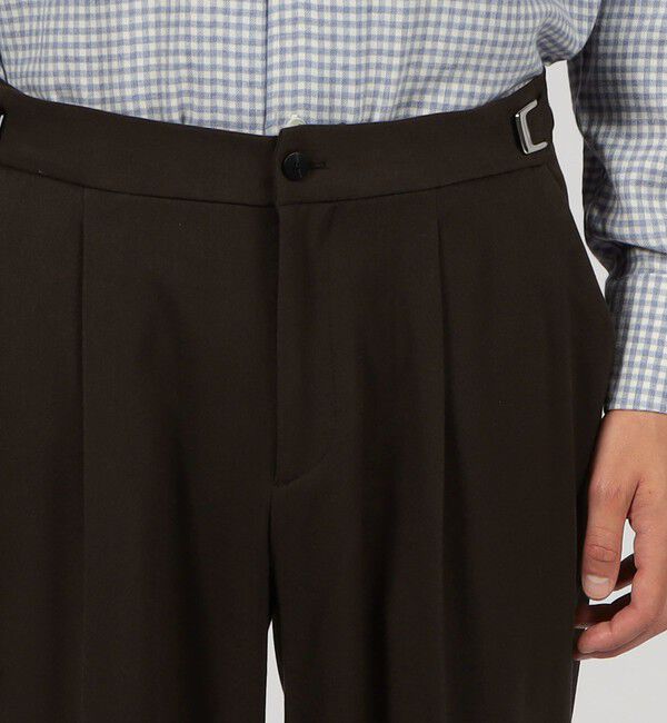 TOMORROWLAND BUYING WEAR「Cellar Door LEO T ポリエステルレーヨン サイドアジャスターパンツ」|スラックス|