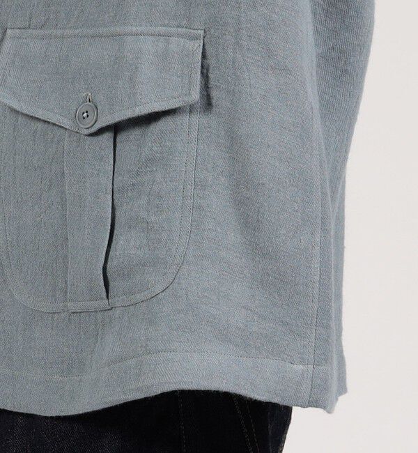 TOMORROWLAND BUYING WEAR「Salvatore Piccolo リネンウール シャツブルゾン」|ブルゾン・スタジャン|