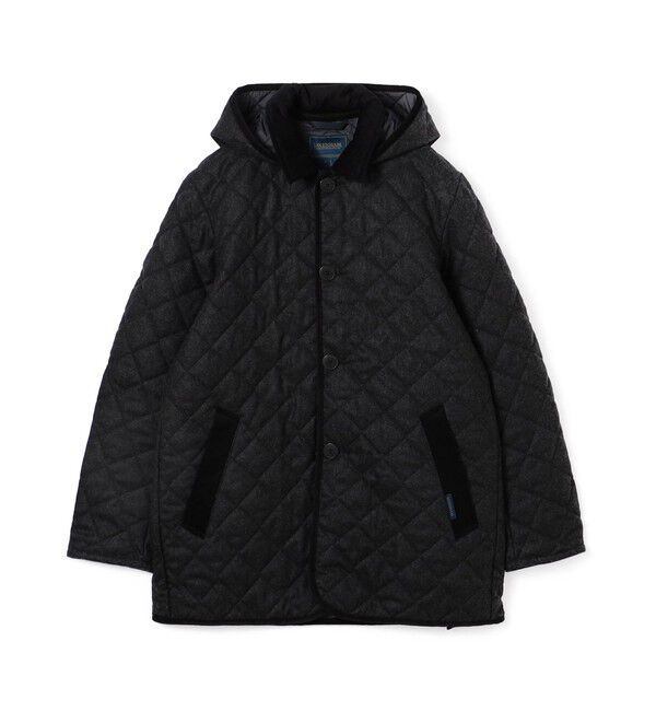 TOMORROWLAND BUYING WEAR「【別注】LAVENHAM DENSTON リサイクルウール キルティングコート」|ステンカラーコート|17 チャコールグレー