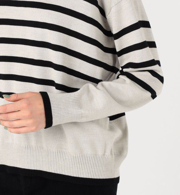 GALERIE VIE「ウーステッドウール クルーネックプルオーバー」|ニット・セーター|