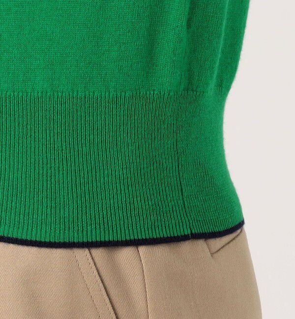 MACPHEE「プレーンウール クルーネックカーディガン」|カーディガン|