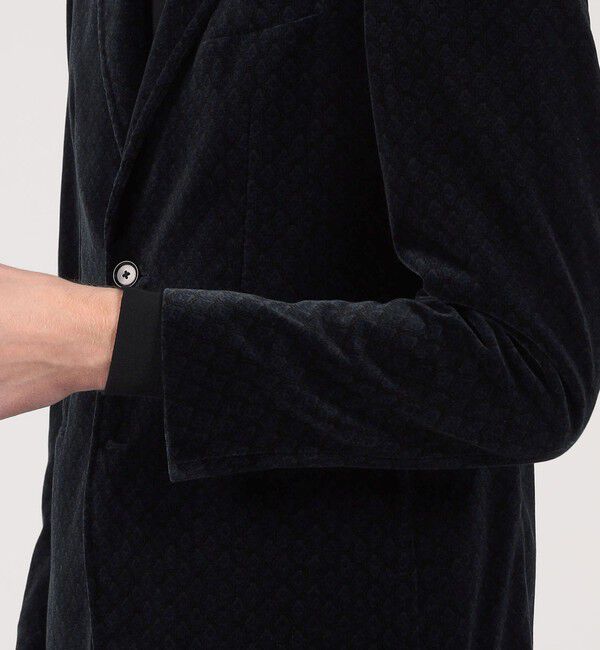TOMORROWLAND MENS「ウォッシュドベルベット シングルブレステッド 2Bジャケット PONTOGLIO」|テーラードジャケット|
