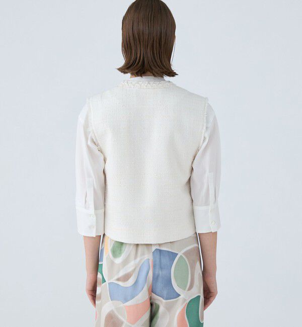 Ballsey「コットンスラブツイード ショートジレ」|ベスト・ジレ|