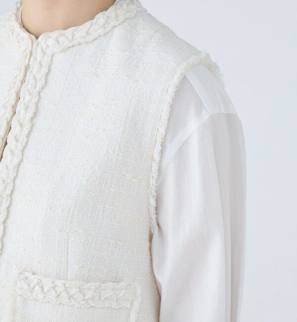 Ballsey「コットンスラブツイード ショートジレ」|ベスト・ジレ|