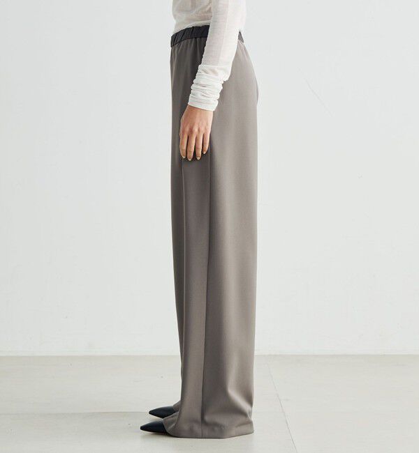 Edition「カルゼジャージー セミワイドスラックス」|スラックス|