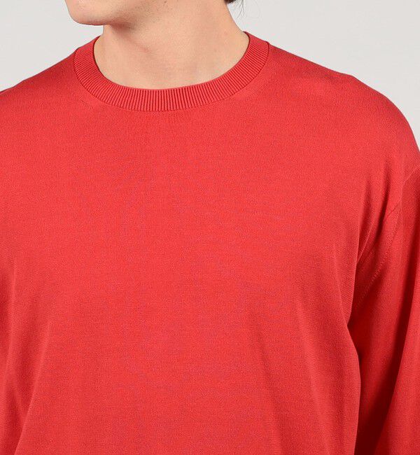 TOMORROWLAND MENS「TOMORROWLAND tricot ギザコットン クルーネックプルオーバーニット」|ニット・セーター|