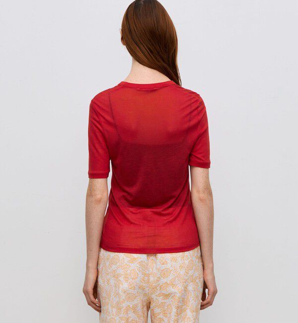 BACCA「テンセルシルク ベーシックTシャツ」|Tシャツ・カットソー|