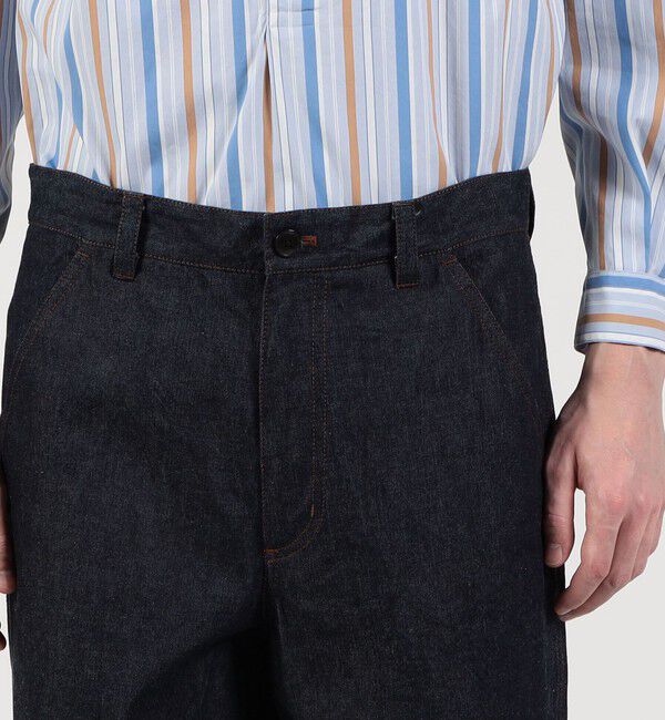 TOMORROWLAND MENS「9.5OZデニム バレルパンツ」|デニム|