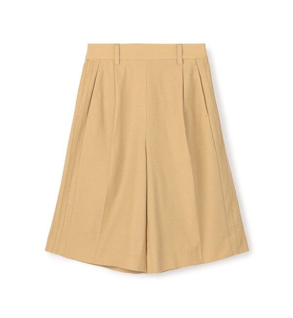 MACPHEE「コットンジョーゼット ハーフパンツ」|その他|43 ベージュ