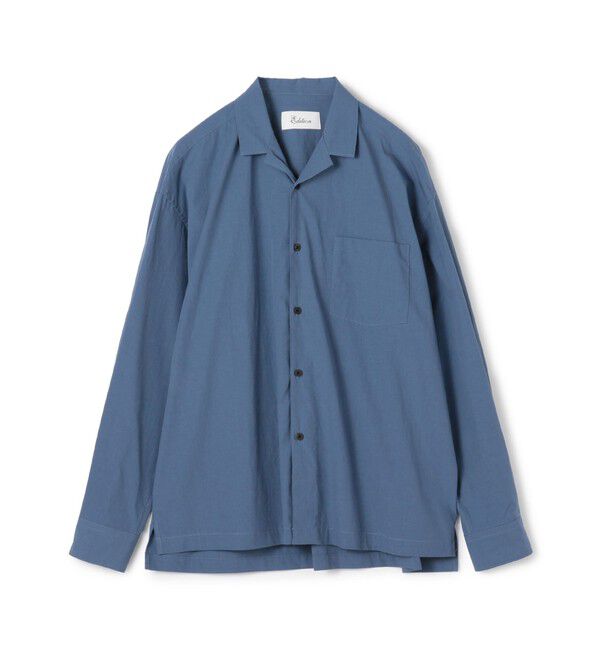 Edition「オーガニックタイプライター レギュラーシャツ」|シャツ・ブラウス|65 ブルー