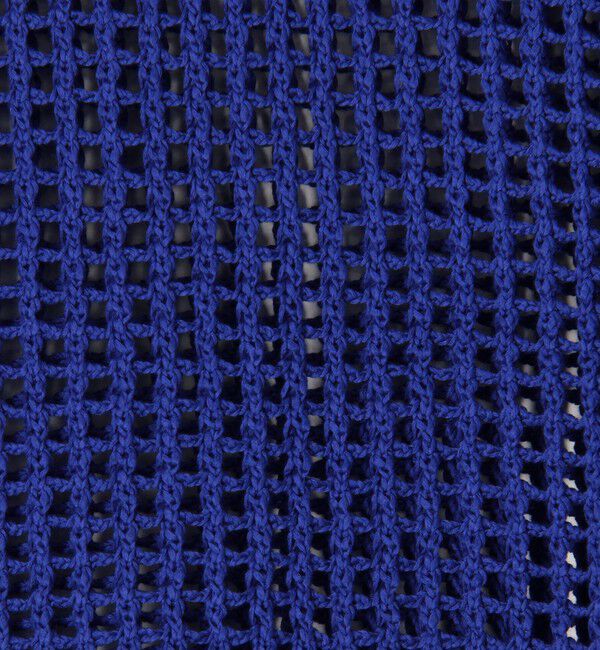 CABaN「CABaN コットンメッシュ クルーネックプルオーバー」|ニット・セーター|