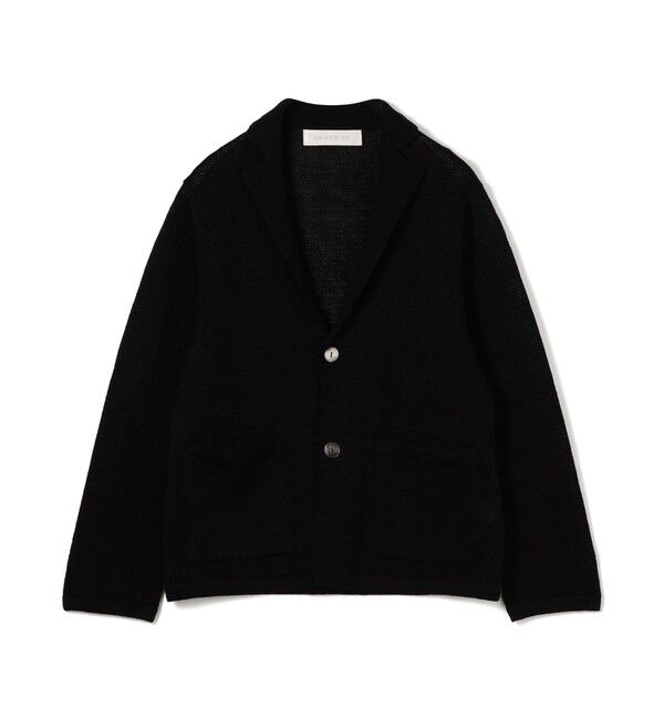 GALERIE VIE「リネンインレー ピークドラペルジャケット」|テーラードジャケット|19 ブラック