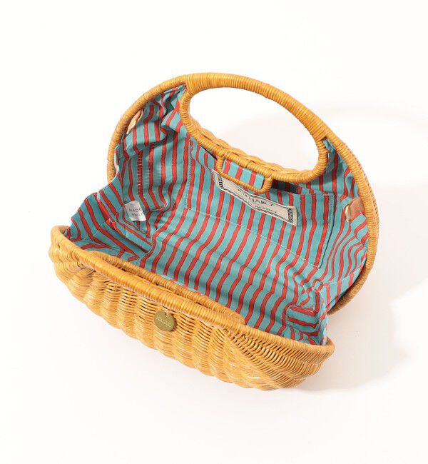 SOULEIADO「SOULEIADO ラタン サークルバッグ」|かごバッグ|