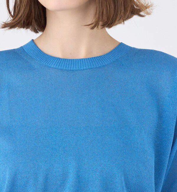 MACPHEE「ドライレーヨン パフスリーブプルオーバー」|ニット・セーター|