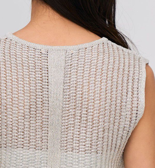 BACCA「オーロラフィルム リネンチュニック」|ニット・セーター|