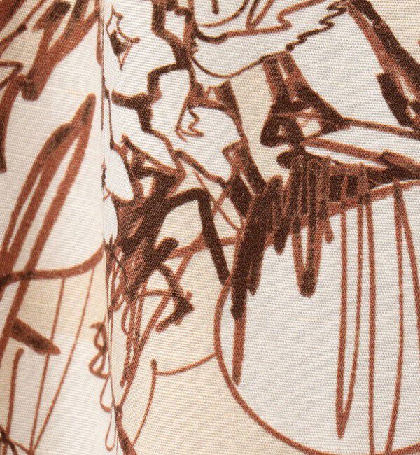 TOMORROWLAND collection「トードリリープリント タック＆ギャザーワンピース」|ワンピース|