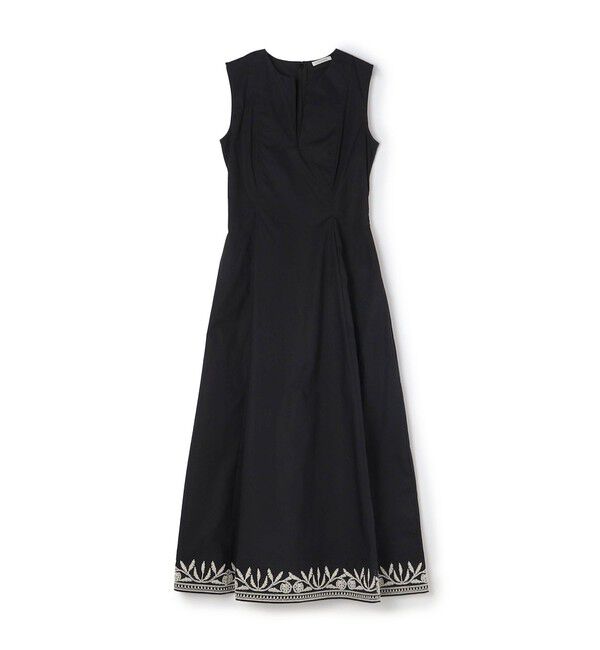 TOMORROWLAND GOODS「BY MALENE BIRGER MARGRETH エンブロイダリードレス」|ワンピース|19 ブラック