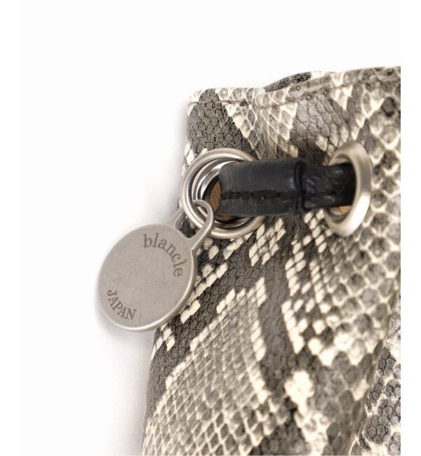  「【blancle/ ブランクレ】FAKE.SNAKE ZIP DRAWSTRING S」|ショルダー・メッセンジャー|