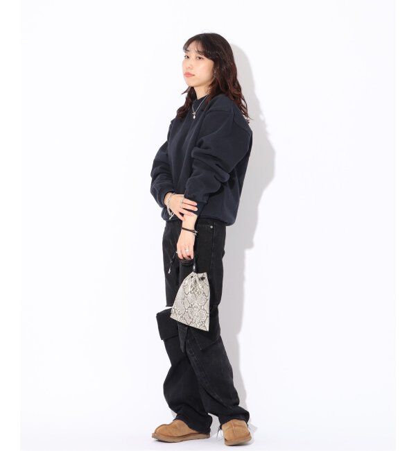  「【blancle/ ブランクレ】FAKE.SNAKE ZIP DRAWSTRING S」|ショルダー・メッセンジャー|