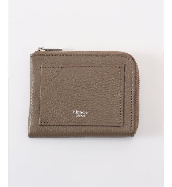  「【blancle/ ブランクレ】S.LETHER Short L zip wallet」|財布|グレー