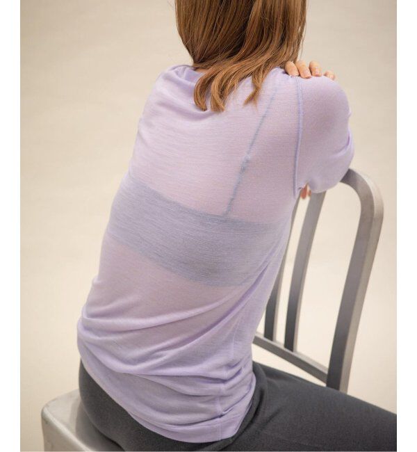 EMILYWEEK「スーパーウール クルーネックシアープルオーバー」|Tシャツ・カットソー|