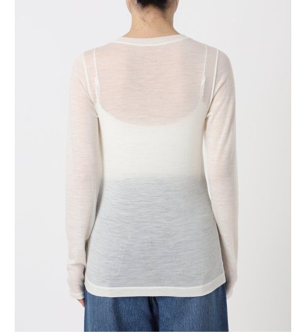 EMILYWEEK「スーパーウール クルーネックシアープルオーバー」|Tシャツ・カットソー|