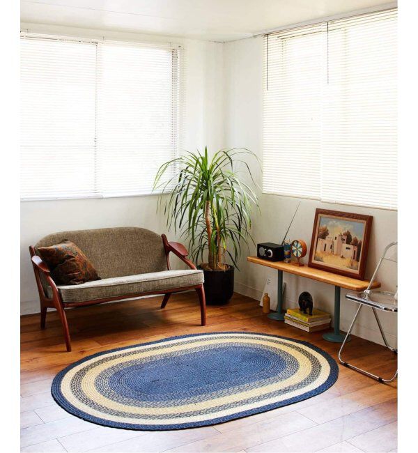 ACME「HEARTH RUG 122X183cm ハースラグ ラグマット マット」|その他|ネイビー