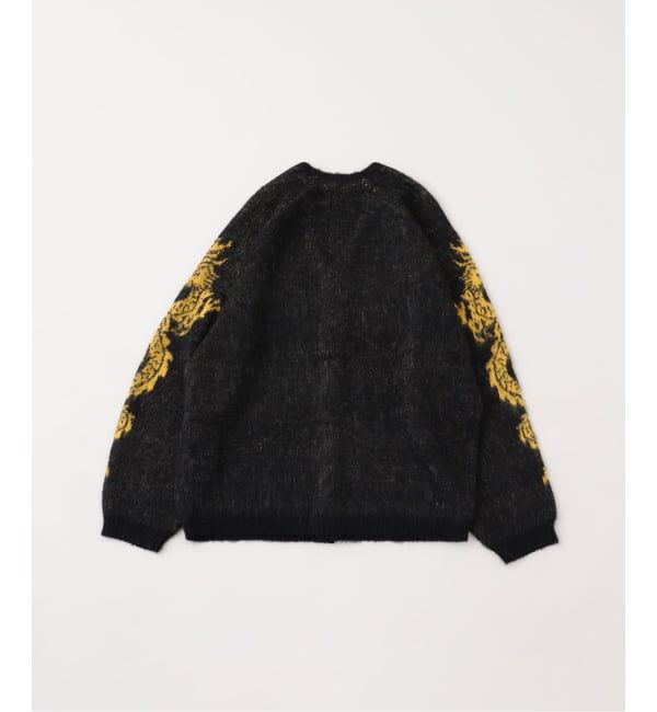 JOINT WORKS「THRIFTY LOOK / スリフティ ルック Raglan Sleeve Logo Cardigan」|カーディガン|