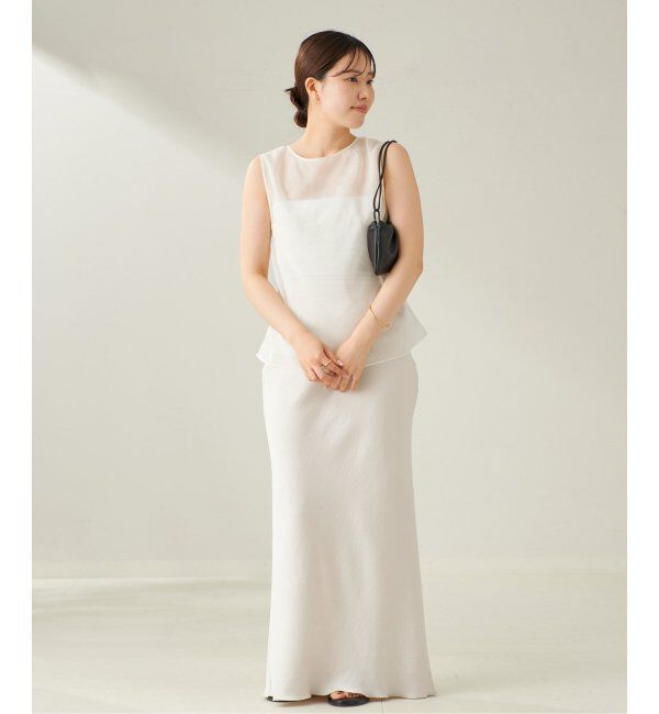 Plage「COTTON SILK SHEER N/S ブラウス」|シャツ・ブラウス|