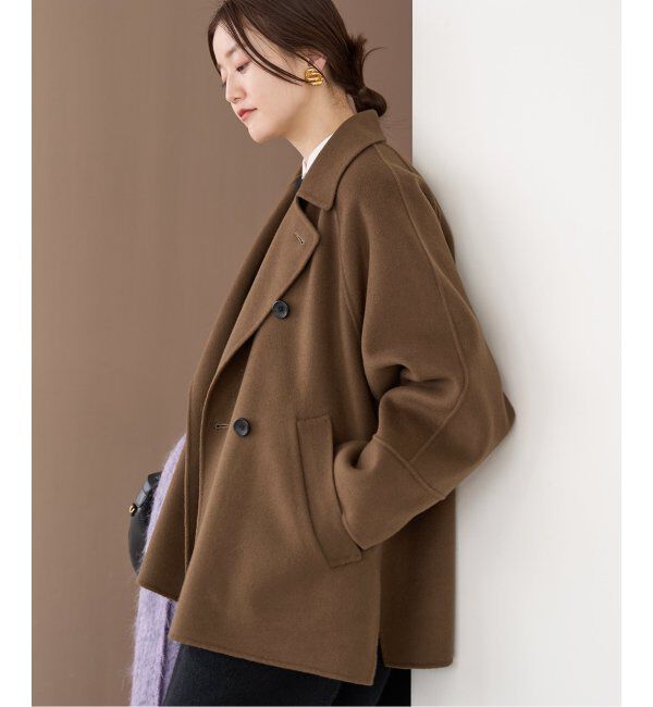 IENA「《追加2》スーパー160ダブルフェイス ショートコート」|その他|