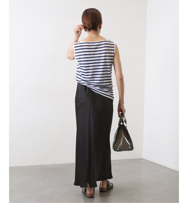 IENA「《追加3》ダブルサテンスカート」|スカート|