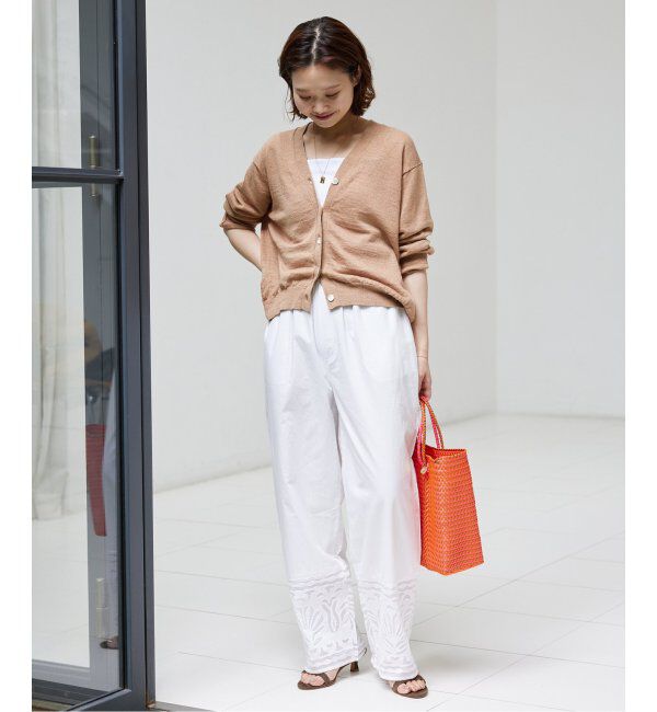 SLOBE IENA「《追加4》フライスパット付きキャミソール」|インナー|