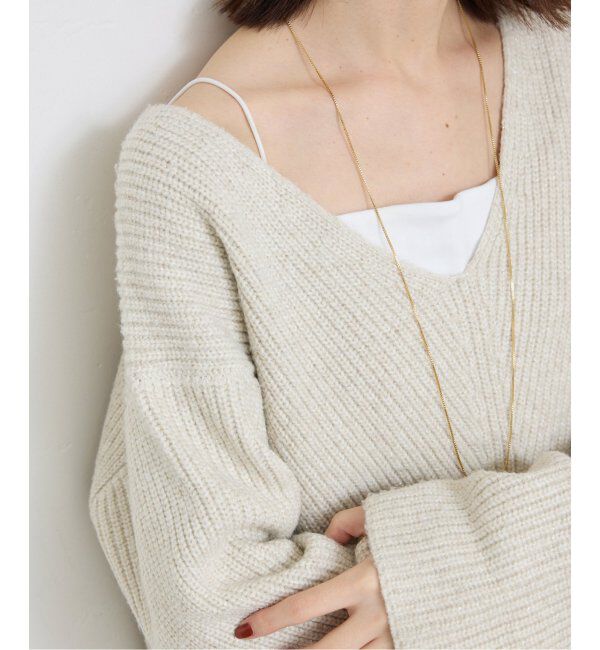 SLOBE IENA「《追加4》フライスパット付きキャミソール」|インナー|