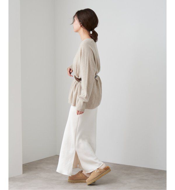 IENA「《追加9》ダブルサテンスカート」|スカート|