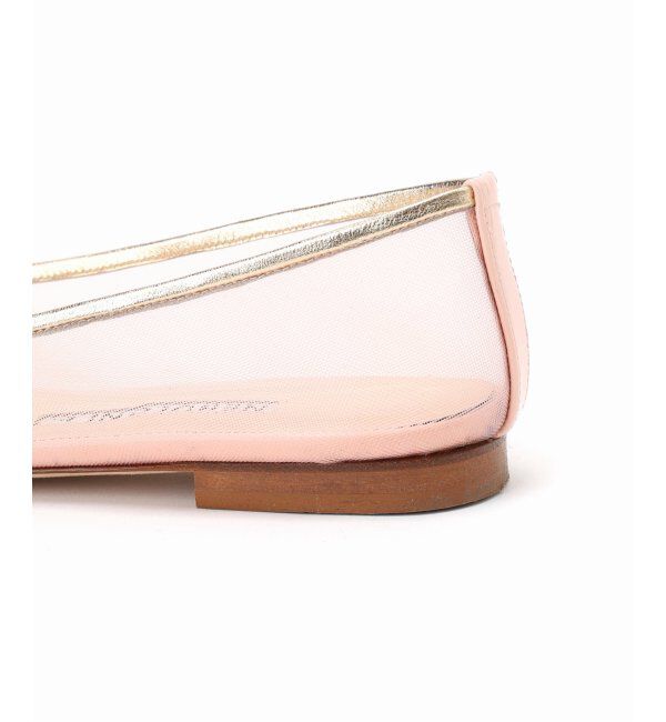 VERMEIL par iena「NEBULONI E.（ネブローニ） TULE FLAT SHOES ピンク 7418MINA」|その他|